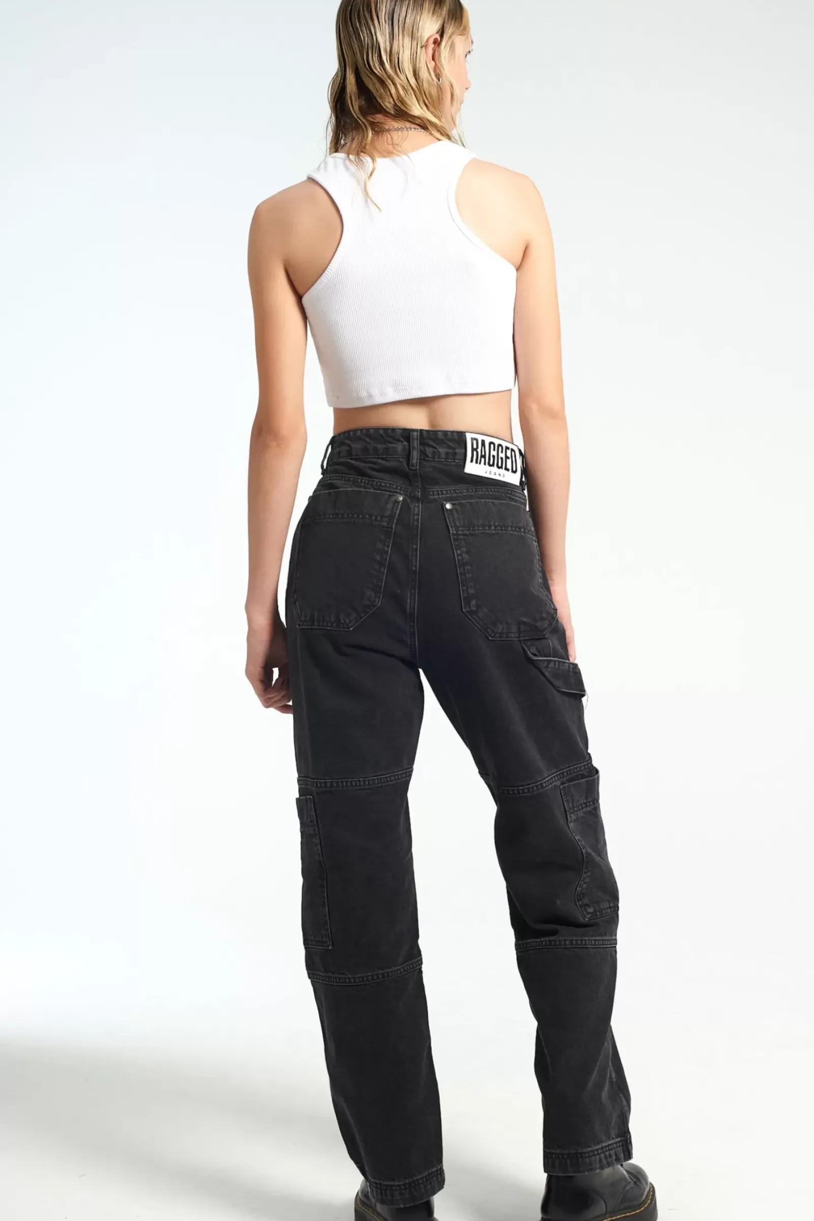 Jeans^The Ragged Priest Organic Combat Jean Light Blue