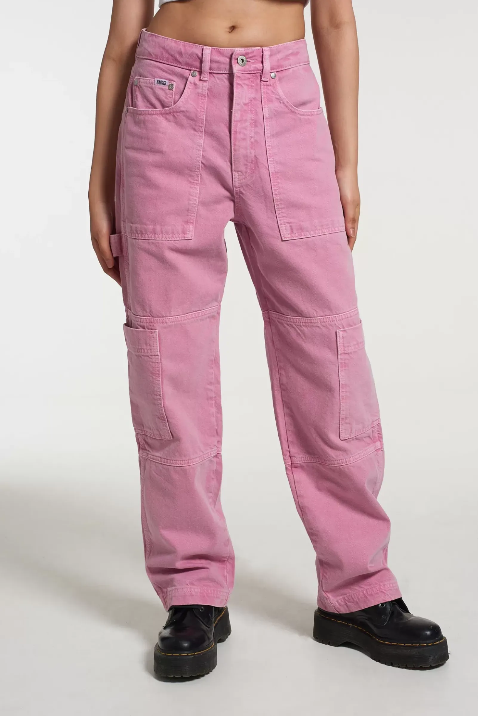 Jeans^The Ragged Priest Organic Combat Jean Mid Blue