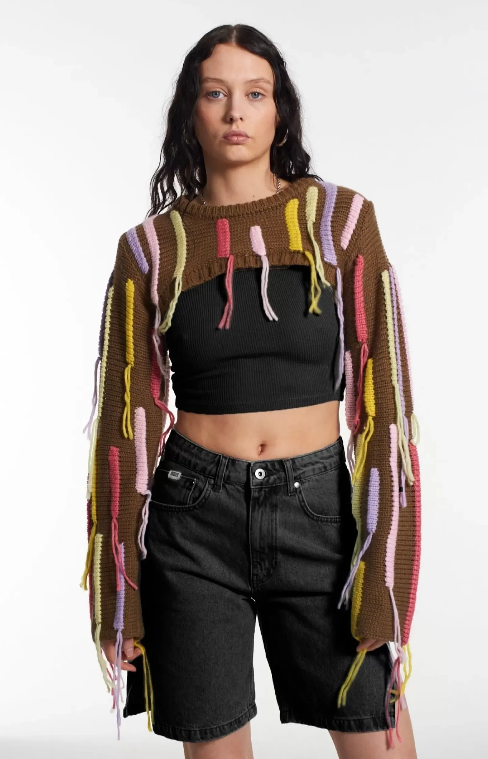 Knitwear & Sweats^The Ragged Priest Painter Ultra Cropped Knit Shrug
