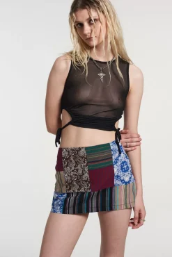 Skirts & Shorts^The Ragged Priest Patchwork Mini Skirt