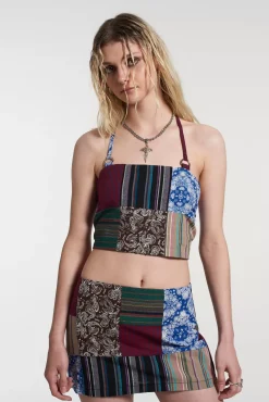 Skirts & Shorts^The Ragged Priest Patchwork Mini Skirt
