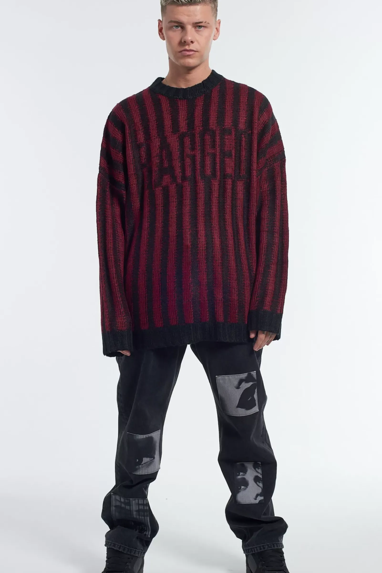 Jeans^The Ragged Priest Patchwork Straight Leg Jean