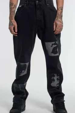 Jeans^The Ragged Priest Patchwork Straight Leg Jean