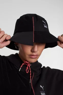 Accessories^The Ragged Priest Puma X Black Woven Bucket Hat