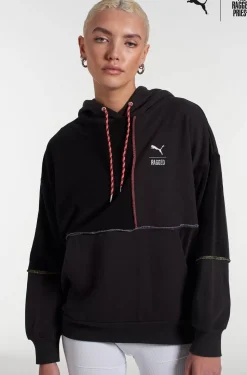 Knitwear & Sweats^The Ragged Priest Puma X jersey Hoodie Black