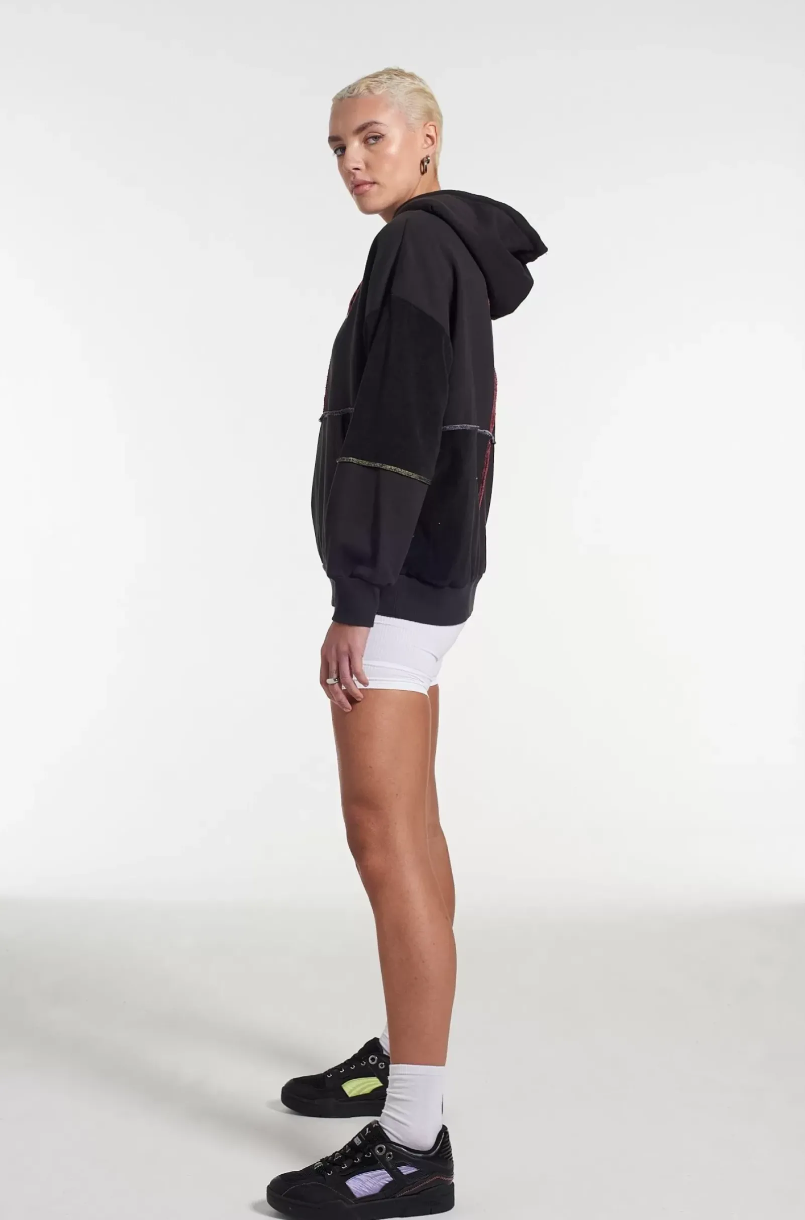 Knitwear & Sweats^The Ragged Priest Puma X jersey Hoodie Black