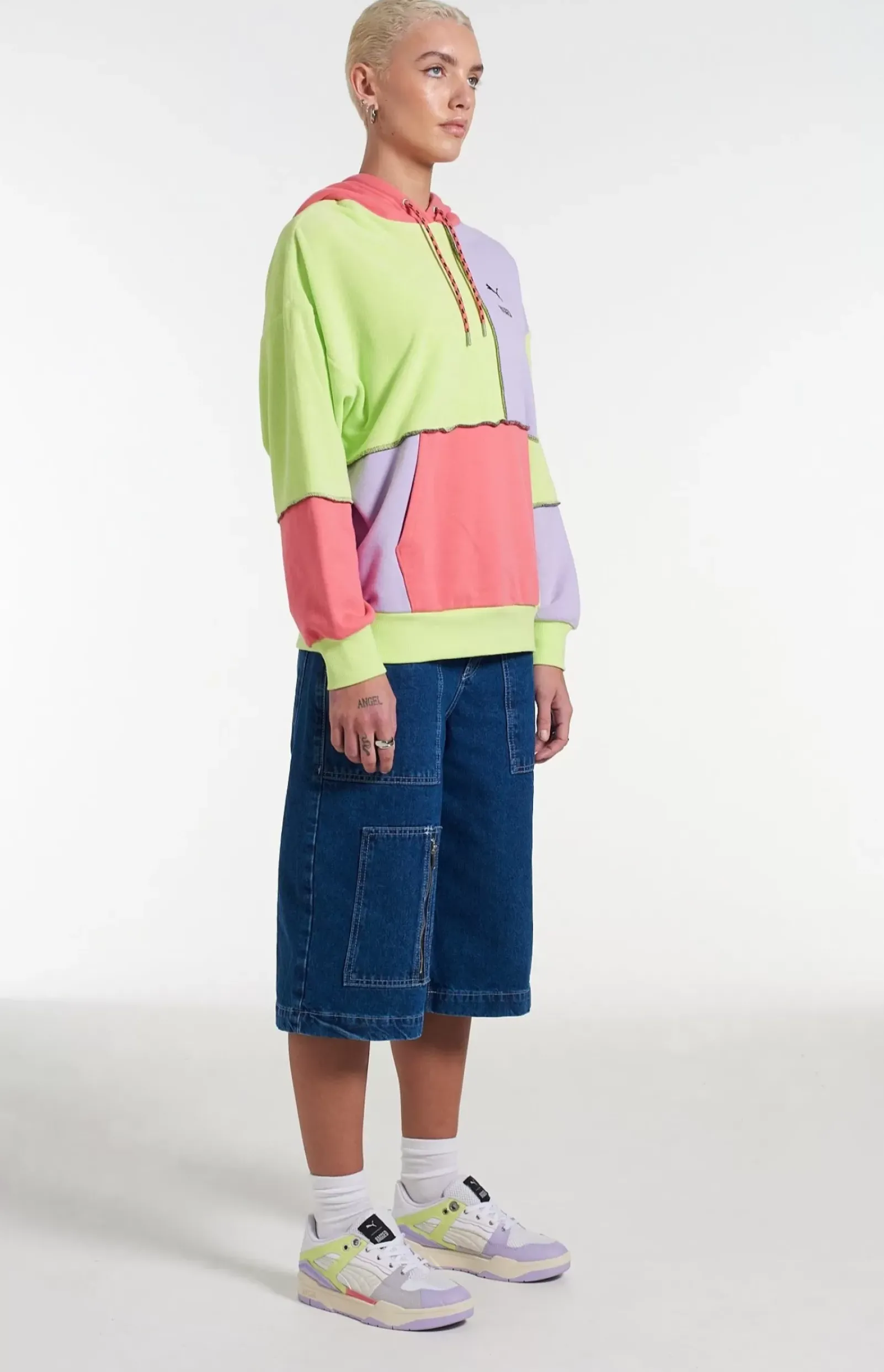 Knitwear & Sweats^The Ragged Priest Puma X jersey Hoodie Colour Block