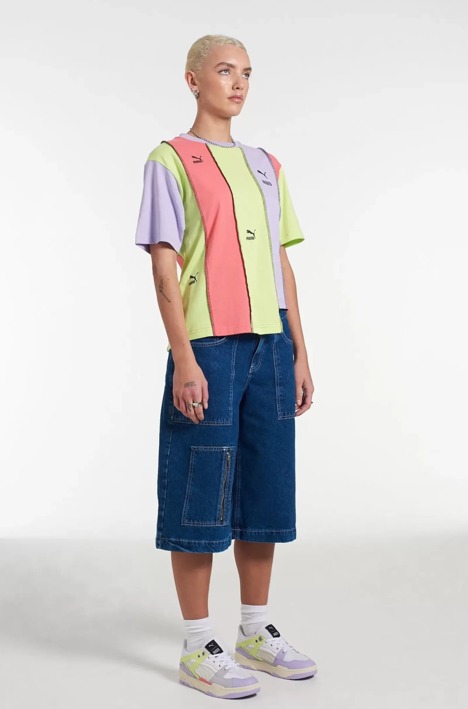T-Shirts & Tops^The Ragged Priest Puma X jersey Top Colour Block