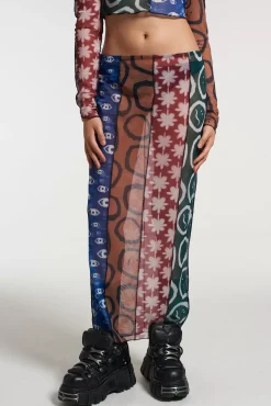 Skirts & Shorts^The Ragged Priest Quantum Mesh Maxi Skirt