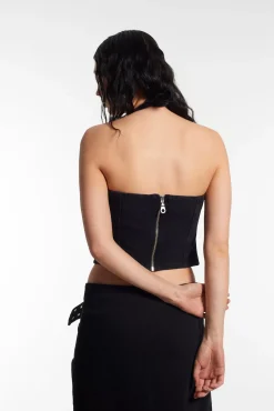 T-Shirts & Tops^The Ragged Priest Rachel Buckle Halter Top