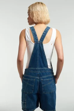 Skirts & Shorts^The Ragged Priest Ragged Blue Dungaree Shorts