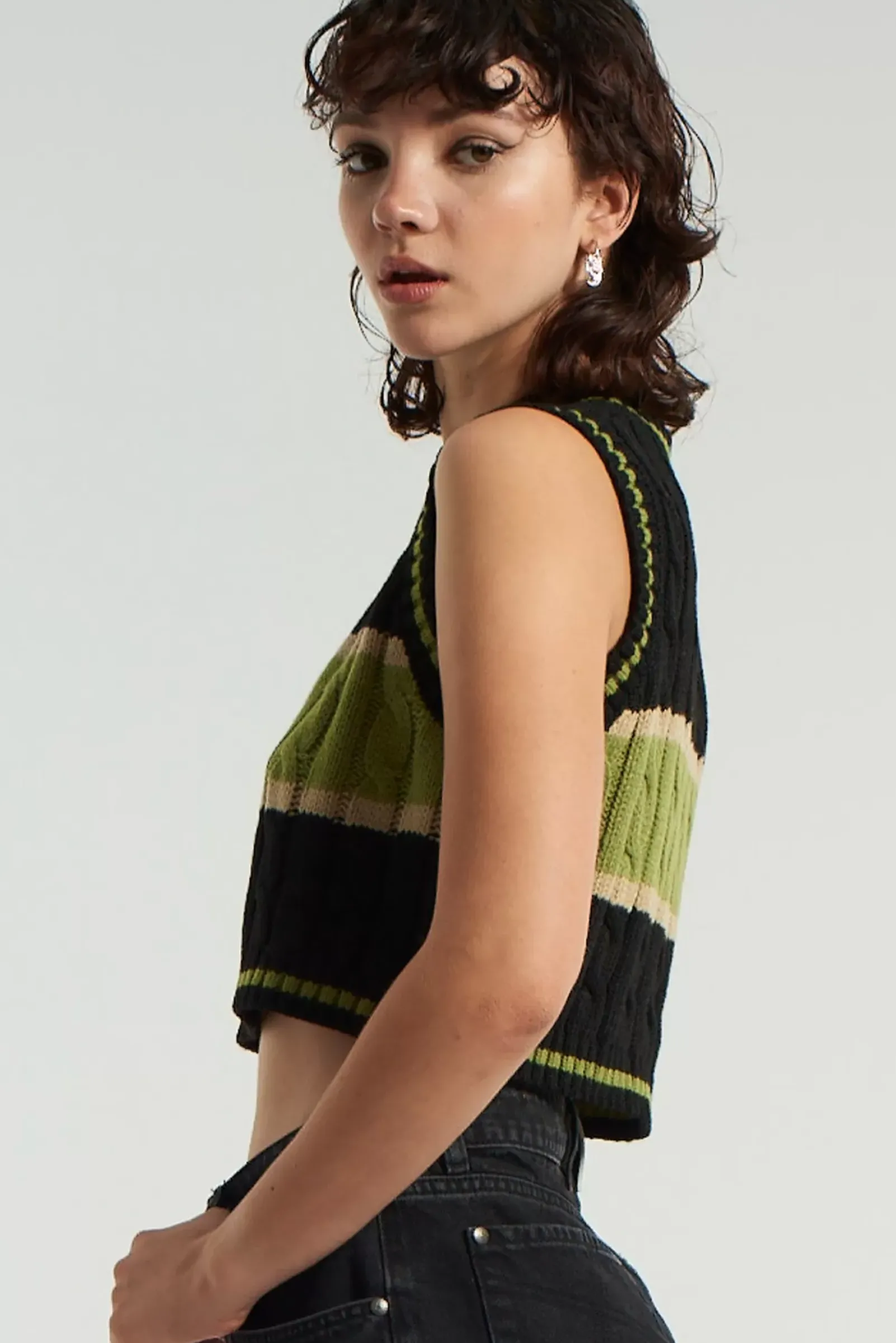 Knitwear & Sweats^The Ragged Priest Ragged Varsity Knit Vest