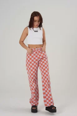 Jeans^The Ragged Priest Rook Jean Red & Purple