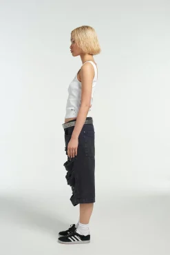 Skirts & Shorts^The Ragged Priest Shredder Distressed Skater Short