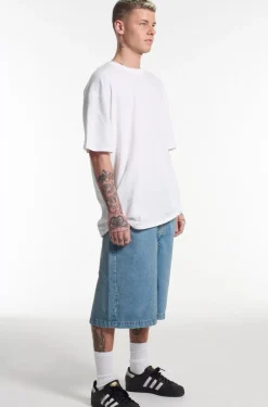 Jeans^The Ragged Priest Skater Shorts Mid Blue