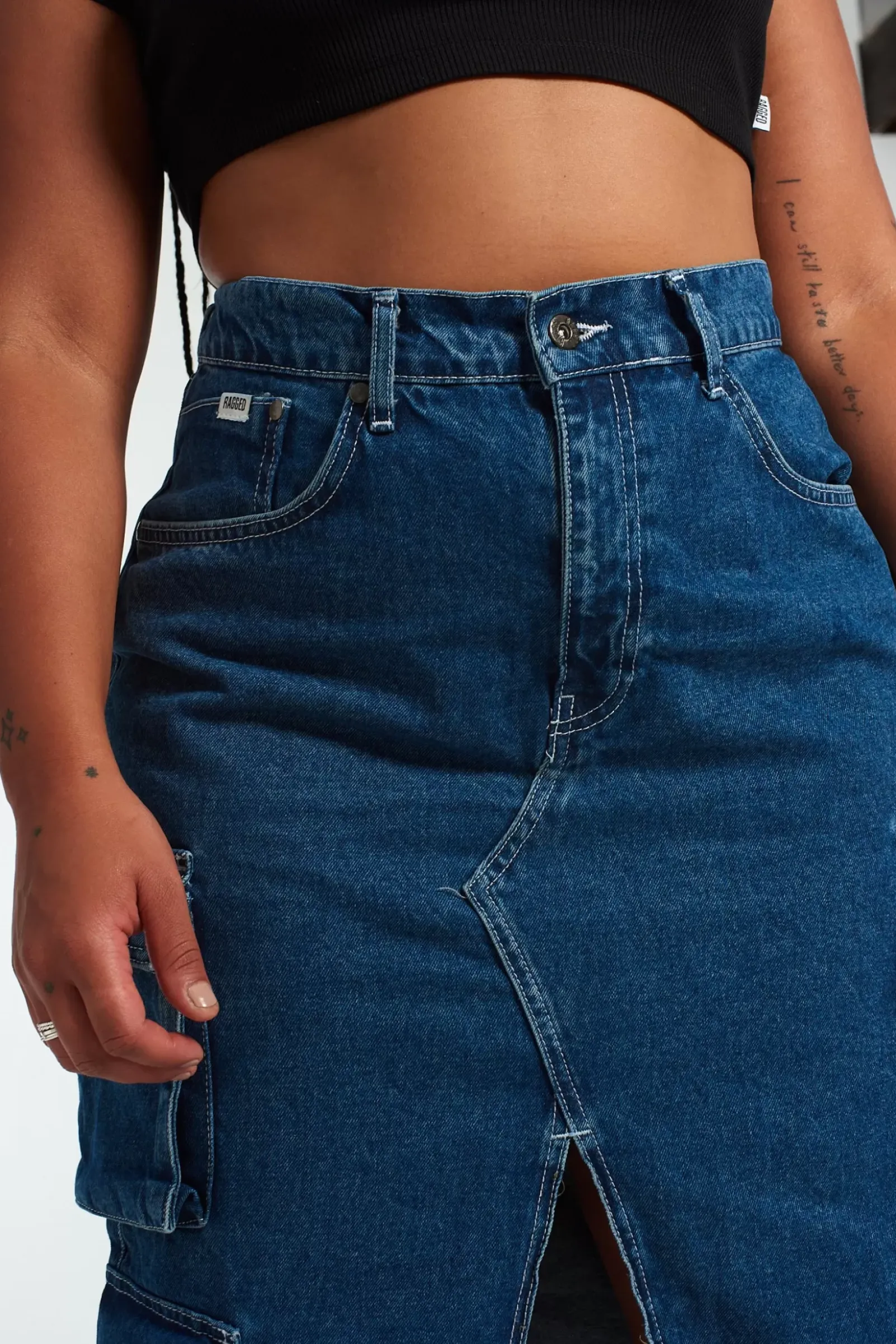 Skirts & Shorts^The Ragged Priest Soda Combat Skirt - Blue