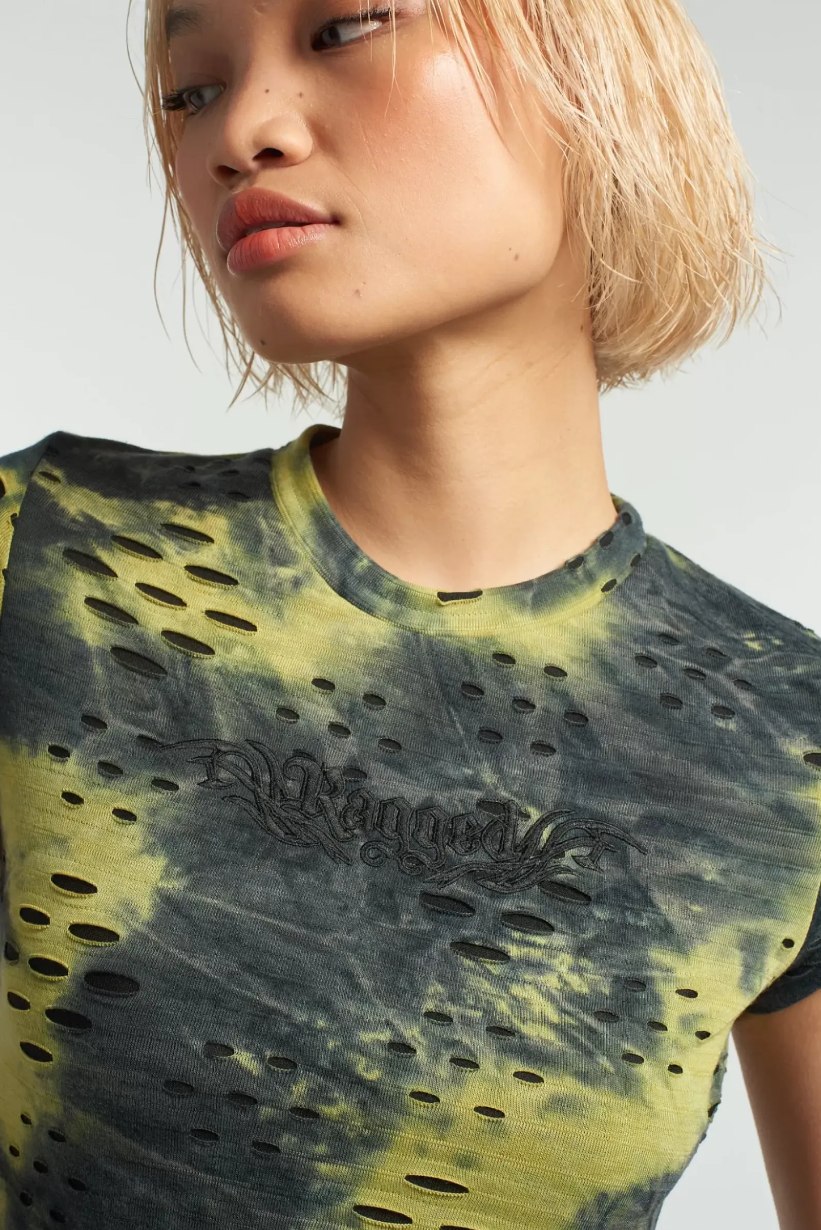 T-Shirts & Tops^The Ragged Priest Species Acid Wash Baby Tee