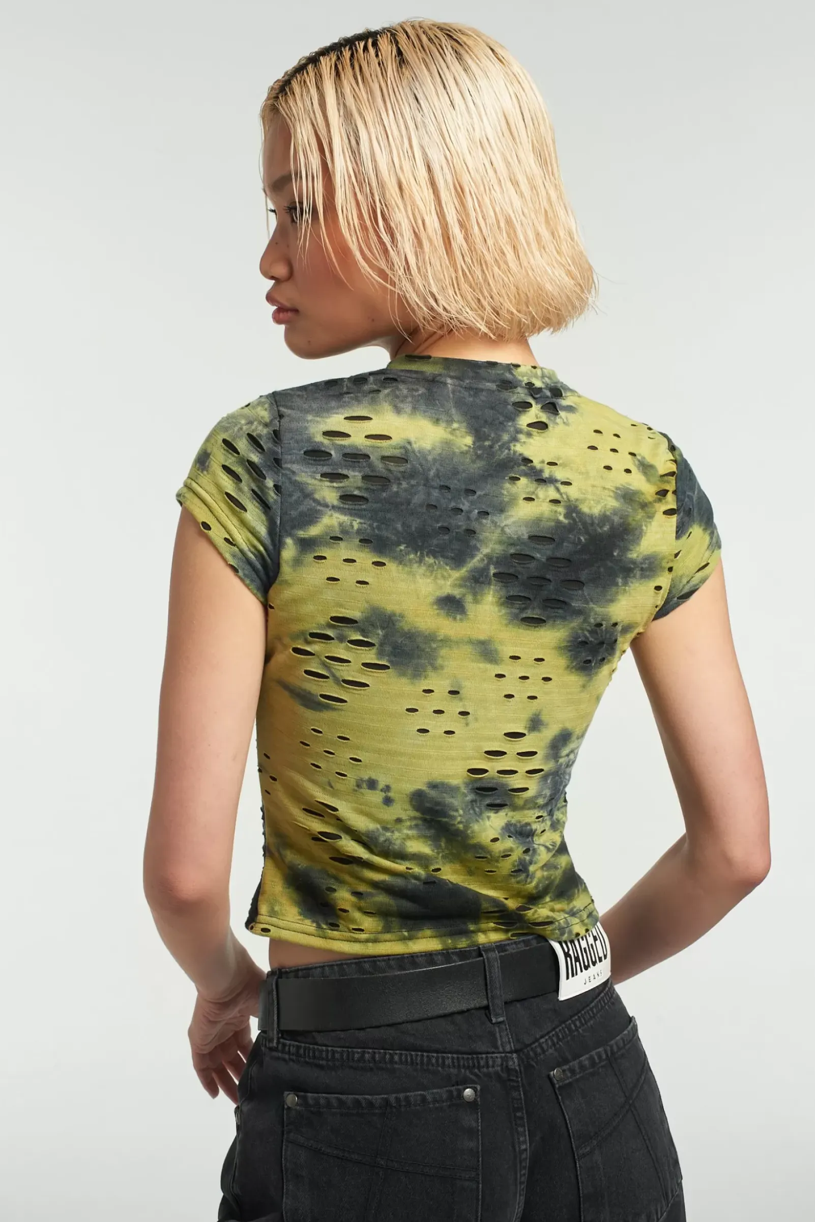 T-Shirts & Tops^The Ragged Priest Species Acid Wash Baby Tee