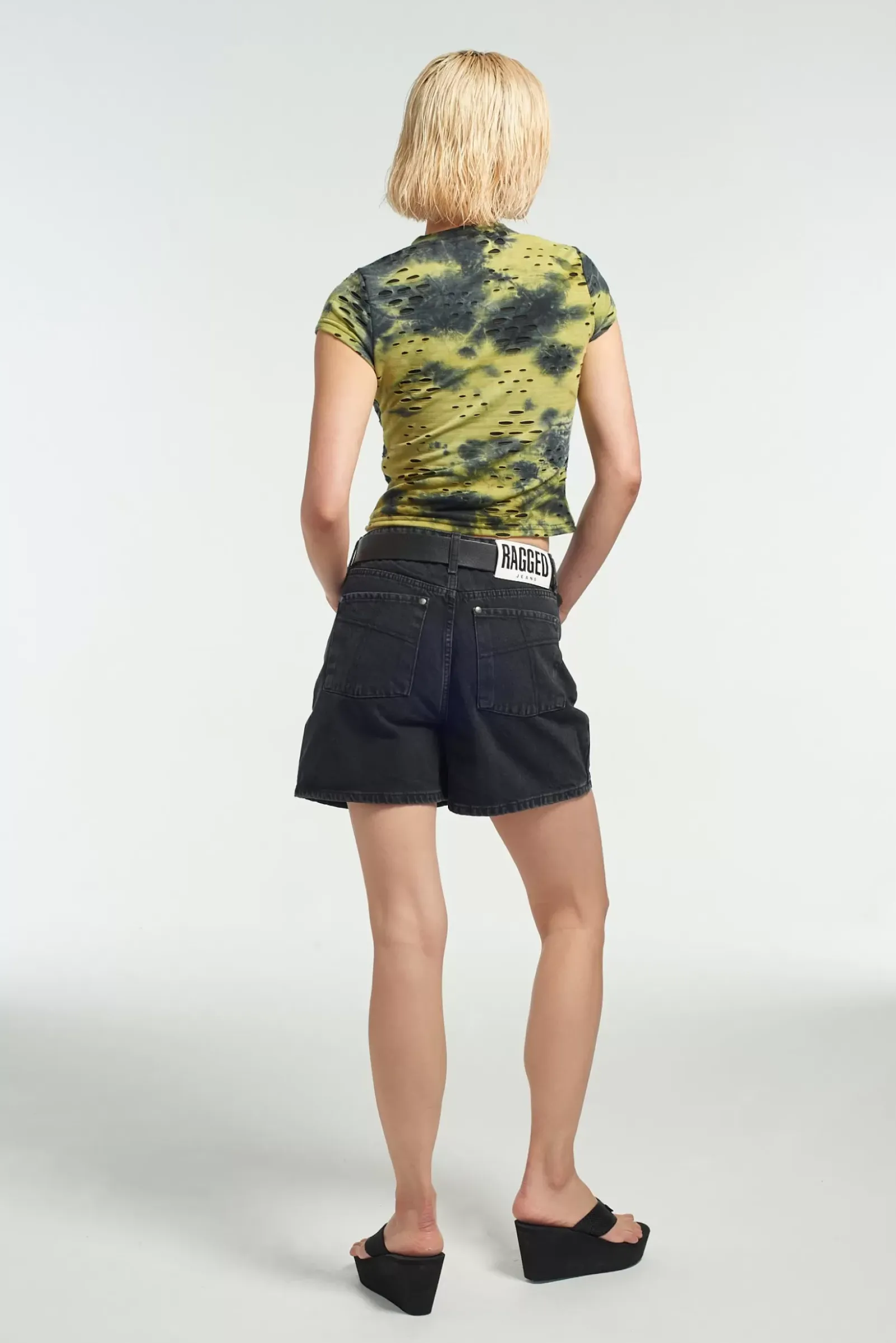T-Shirts & Tops^The Ragged Priest Species Acid Wash Baby Tee
