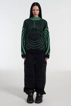 Knitwear & Sweats^The Ragged Priest Spiral Mock Jumper