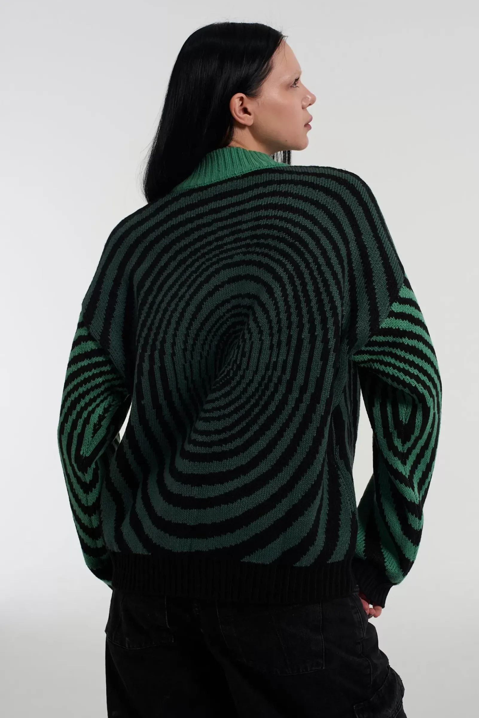 Knitwear & Sweats^The Ragged Priest Spiral Mock Jumper