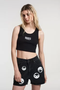 Skirts & Shorts^The Ragged Priest Spree Shorts Charcoal