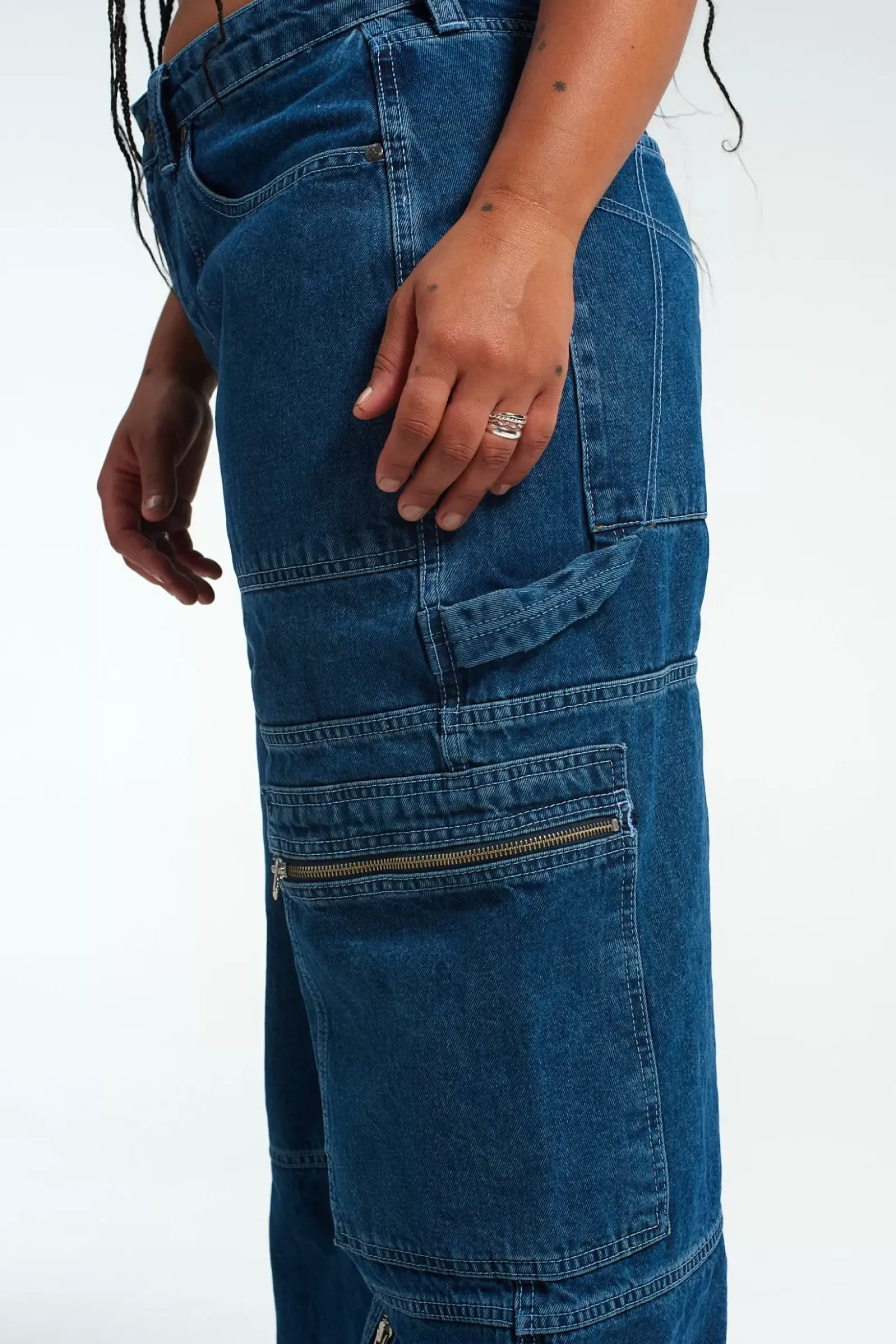 Jeans^The Ragged Priest Sweeper Jean Blue