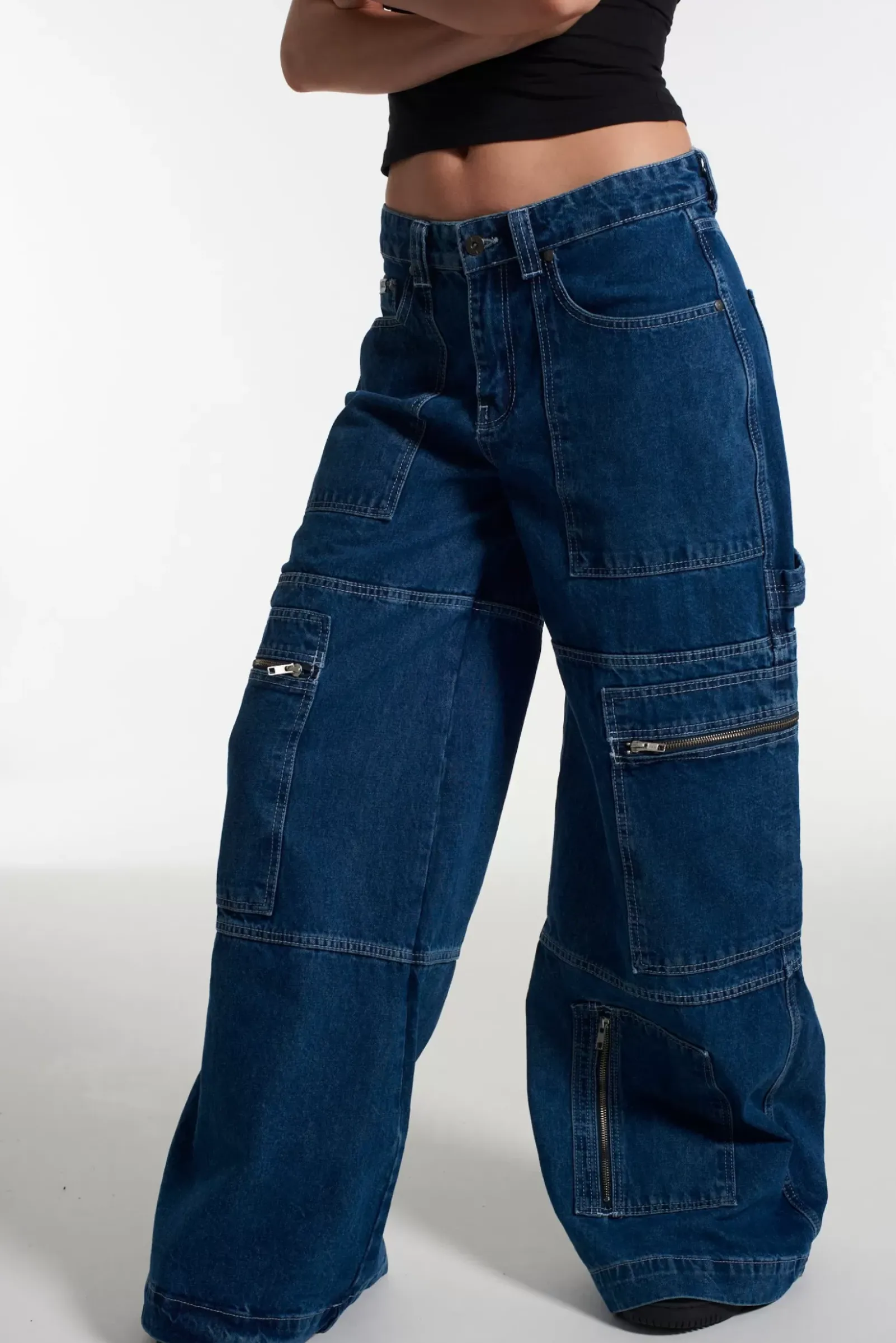Jeans^The Ragged Priest Sweeper Jean Blue