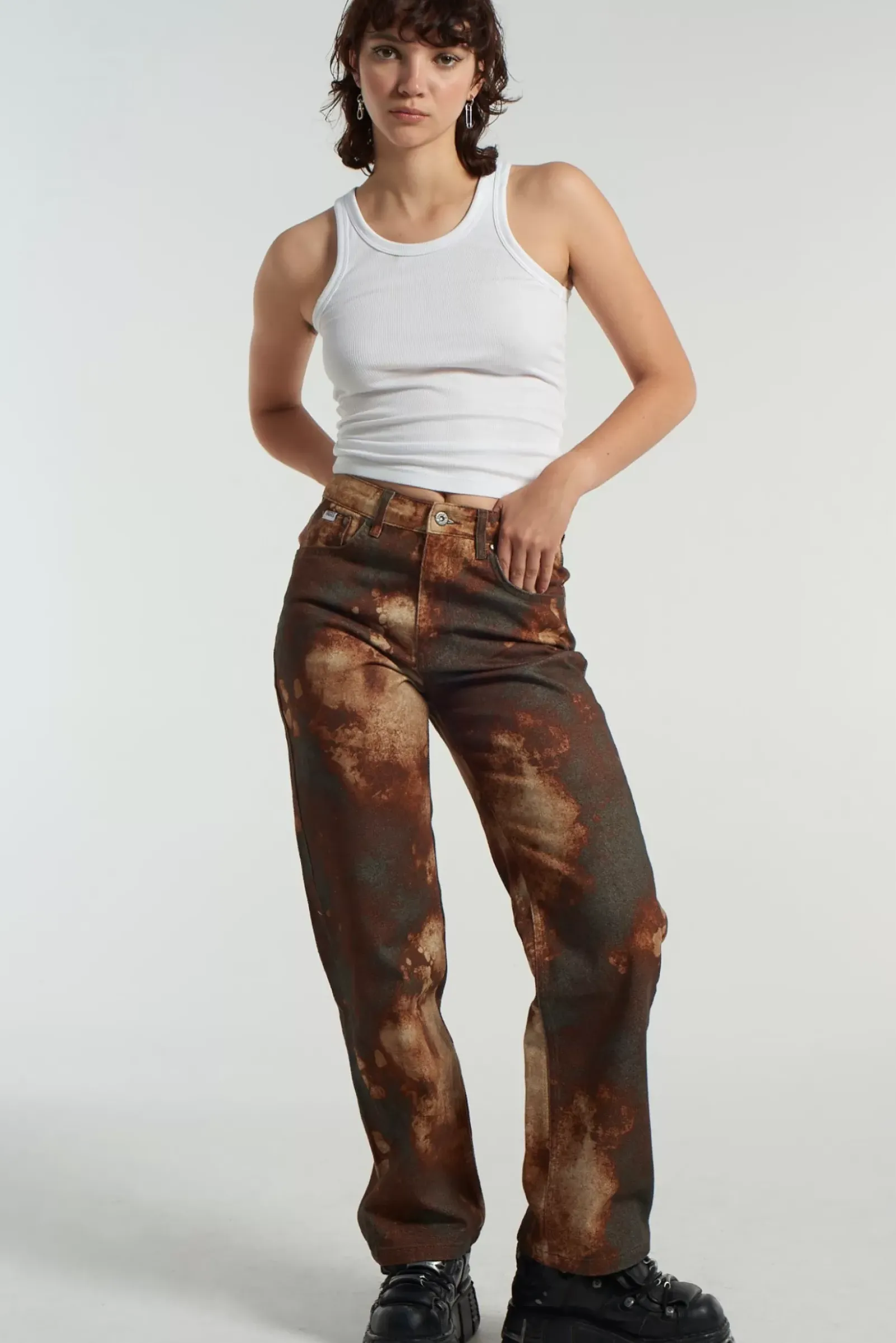 Jeans^The Ragged Priest Tie Dye Dad Jean