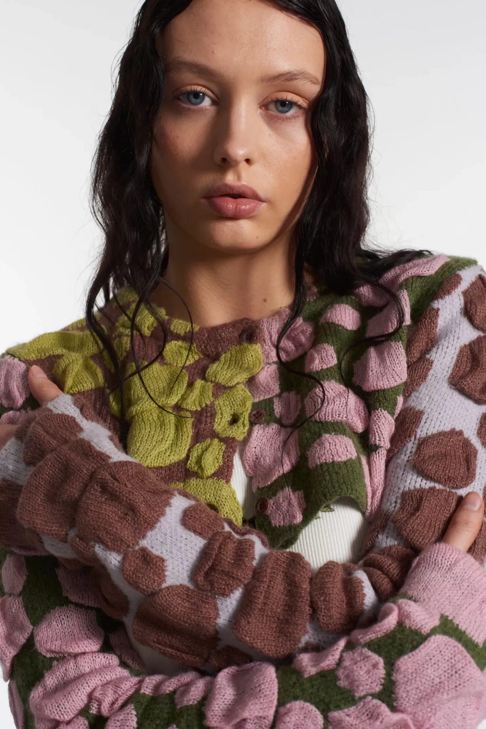 Knitwear & Sweats^The Ragged Priest Trip Super Cropped Cardigan