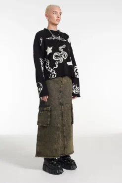 Knitwear & Sweats^The Ragged Priest Vandal Knit Black
