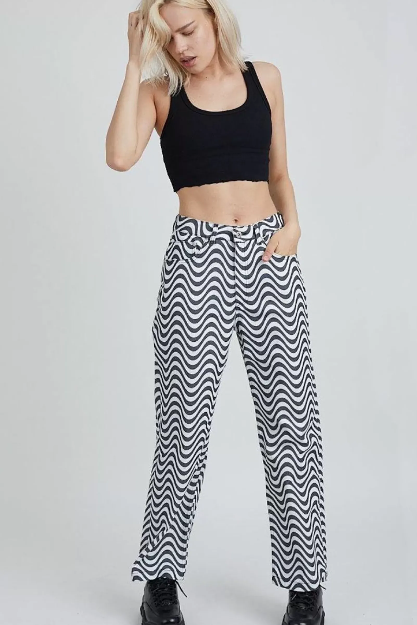 Jeans^The Ragged Priest Wave Jean - White