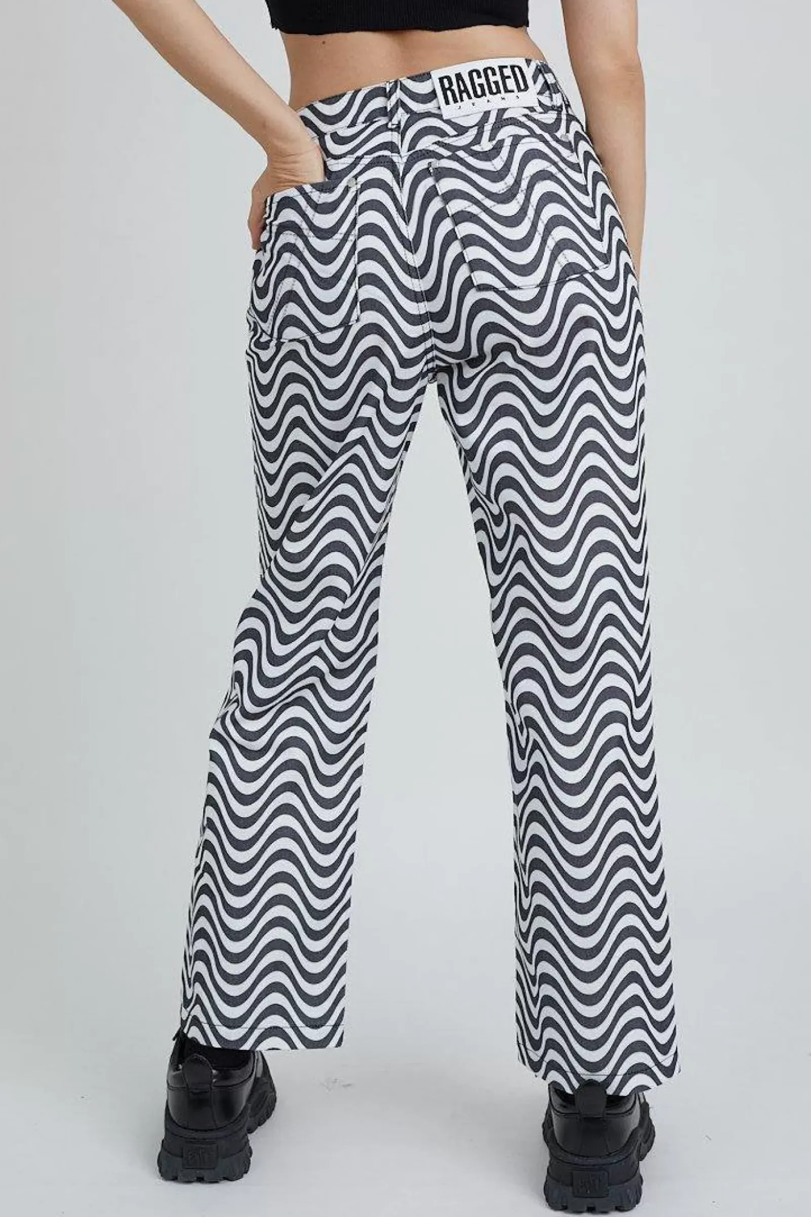 Jeans^The Ragged Priest Wave Jean - White