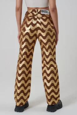 Jeans^The Ragged Priest Wave Jean - Gold Gold & Brown