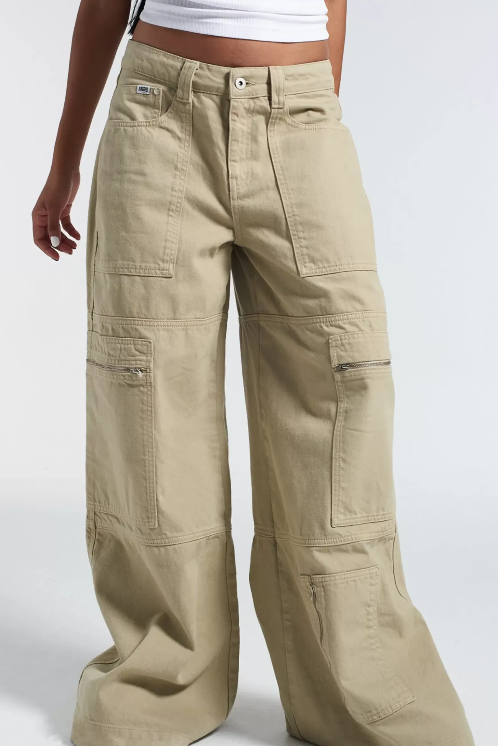 Jeans^The Ragged Priest Zip Sweeper Jean - Blue