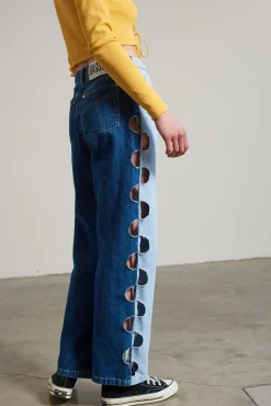 Jeans^The Ragged Priest Zonked Cut Out Dad Jean